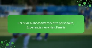 Christian Noboa: Antecedentes personales, Experiencias juveniles, Familia
